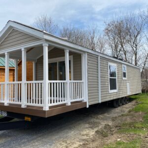Brand New Champion Park Model Home – 1 Bedroom, Full Kitchen, Porch